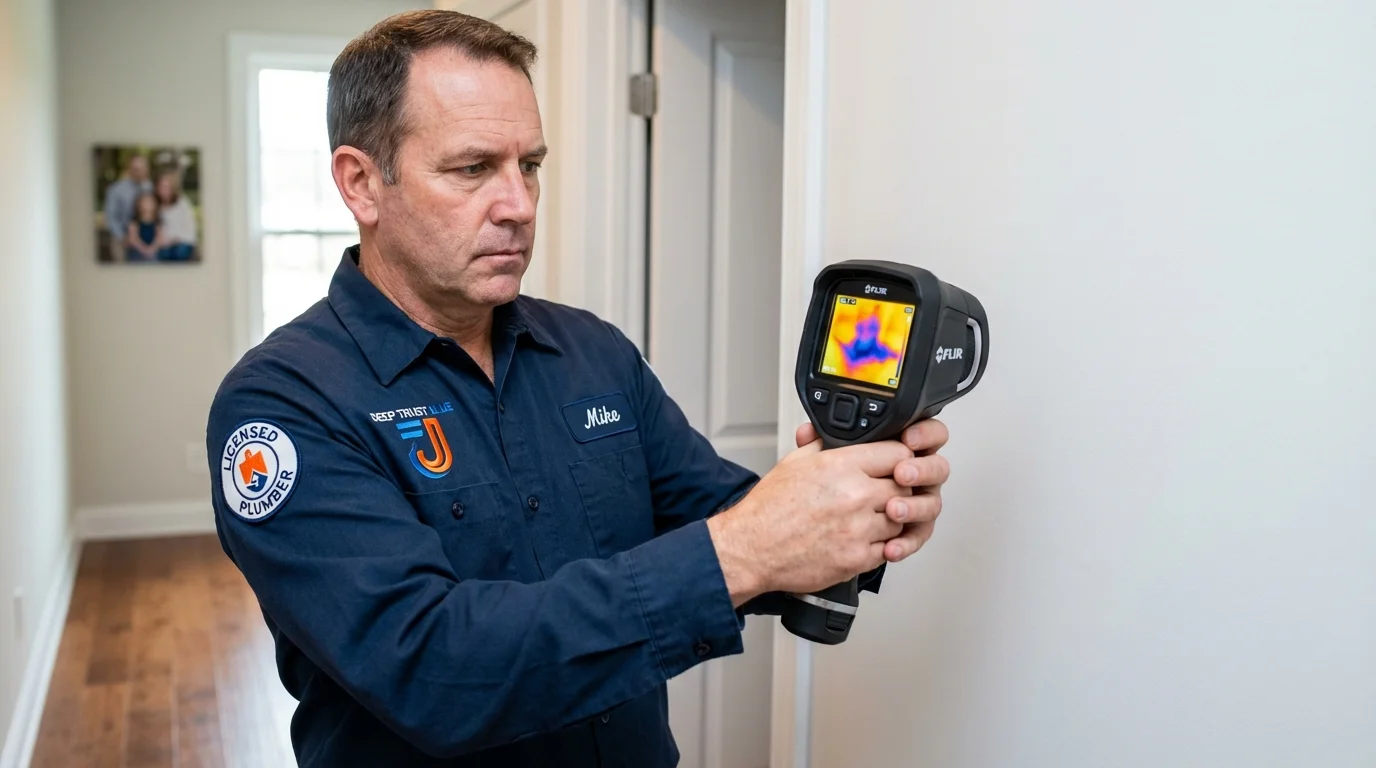 Thermal imaging leak detection by Johns Plumbing LLC in Sac City